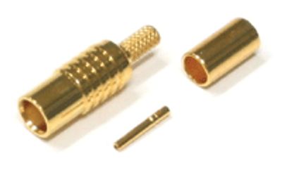 MCX-förlängningskontakt, pressbar RG-174U