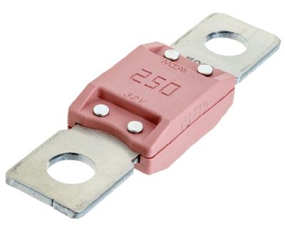 MegaVAL fordonsäkring 250A 32Vdc ljusrosa
