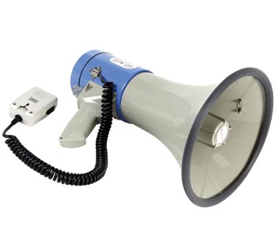Megafon med siren 25W!