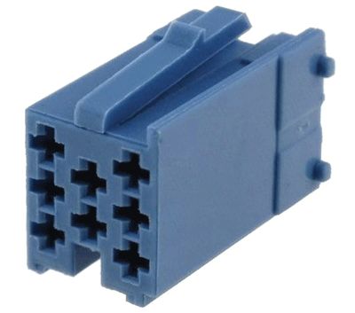 Mini-ISO-kontaktkropp 8-polig hona blå (331441-3)