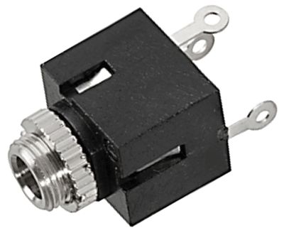 Monojack 3,5 mm med öppningsbar strömbrytare (4832.2211)