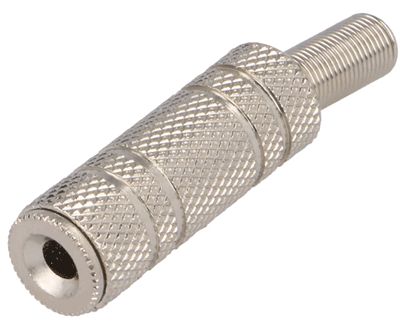 Förlängningsjack 3,5 mm mono metall