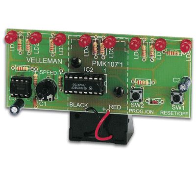 Byggsats med löpande LED-ljus