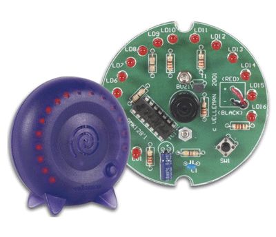 Byggsats köks-timer med LED-lampor