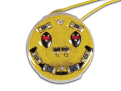 Leende ansikten med ytanmonterade LED-lampor Leende ansikten med ytanmonterade LED-lampor