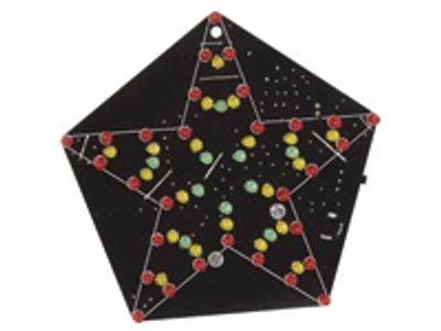 Stjärnljudnivåmätare med LED