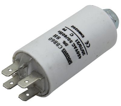 Motorkondensator 2uF 450Vac M8