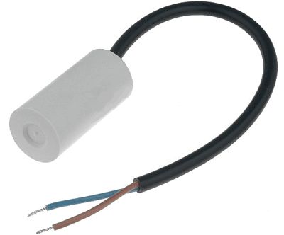 Motor kondensator med kablar 60uF 450Vac