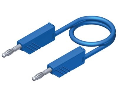 Bananmätkabel 4m PVC blå 1m