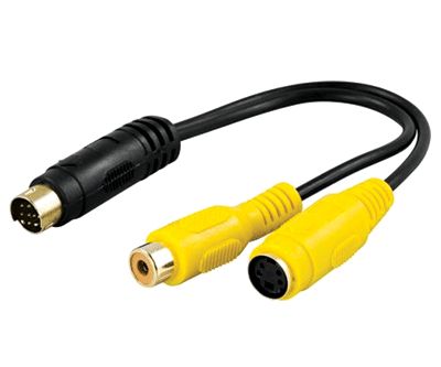 Videoadapter SMN9P/SMN4S + RCA-hona 0,1m *