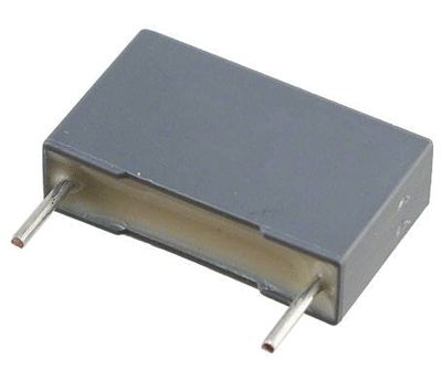 Polyesterkondensator 1uF 400Vdc R-27,5 (R60MR4100AA30K)