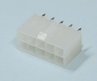 Chassikontakt för kretskort Mini-Fit hane rak 10-polig