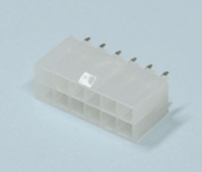 Chassikontakt för kretskort Mini-Fit hane rak 12-polig