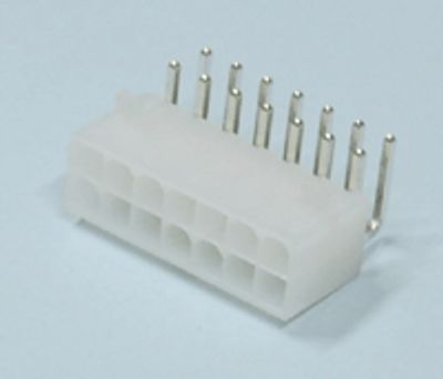 Chassikontakt för kretskort Mini-Fit hane vinklad 14-polig