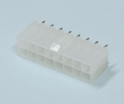 Chassikontakt för kretskort Mini-Fit hane rak 16-polig