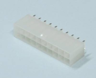 Chassikontakt för kretskort Mini-Fit hane rak 20-polig