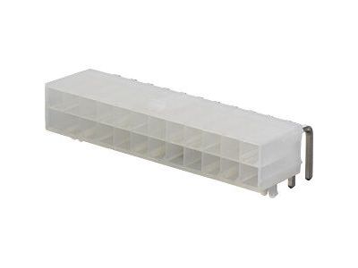 Chassikontakt för kretskort Mini-Fit hane vinklad 24-polig