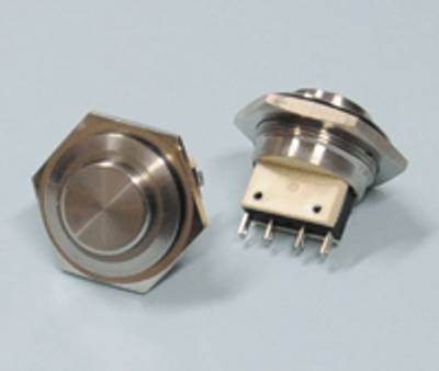 Tryckknapp 1xON-(ON) 5A 250Vac IP66