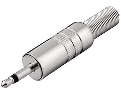 Monoplugg 3,5 mm metall (205-00605)