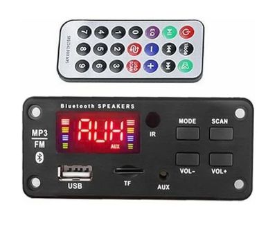 FM-radio och MP3-spelare 5-14Vdc