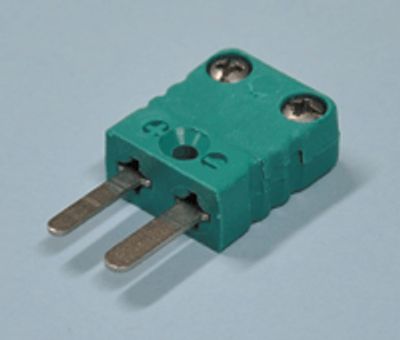 Termoelementkontakt K hane grön