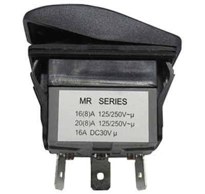 Vippströmbrytare 1xON-ON IP67 svart