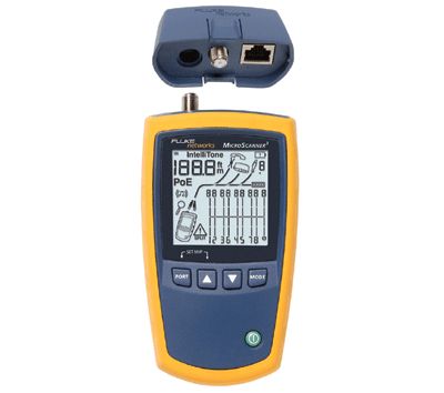 Kabeltestare för lokala nätverkskablar RJ11/RJ12/RJ45/F-koaxial (MicroScanner2)