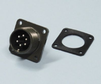 MS-chassikontakt 6-polig hane (MIL-C-5015)