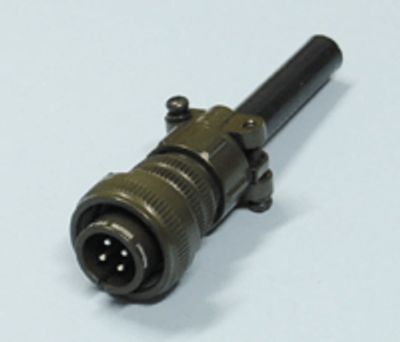MS-kontakt 4-polig hane (MIL-C-5015)