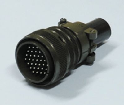 MS-kontakt 37-polig hane (MIL-C-5015)