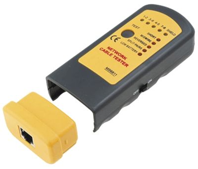 Kabeltestare för lokala nätverkskablar RJ45 UTP/STP