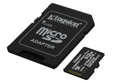 Minneskort micro-SDHC 512Gb (klass 10) + SD-adapter