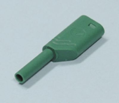 Säkerhetsbananplugg 2mm grön