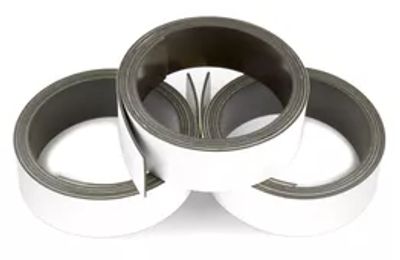 Magnettejp 7mm 1m vit