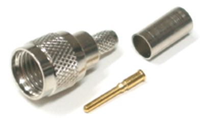Mini-UHF-kontakt, pressas för RG-58U