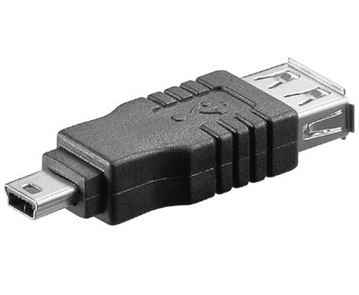 USB-kontaktadapter mini-USB-B-hane/USB-A-hona