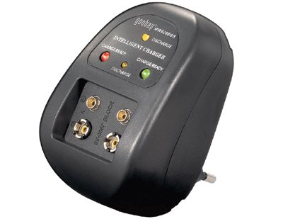 Automatisk laddare för NiCd/NiMh-batterier 1-2 st 9V PP3/6LR61/6F22