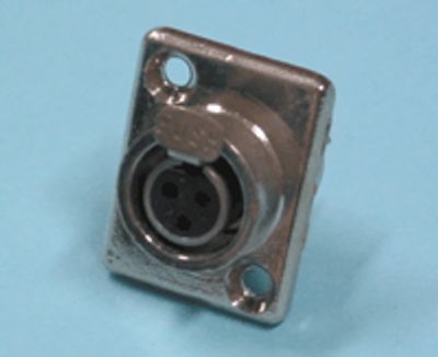 Mini-XLR-kontakt 3-polig hane