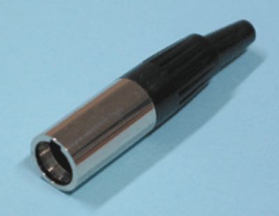 Mini-XLR-kontakt 4-pol hane