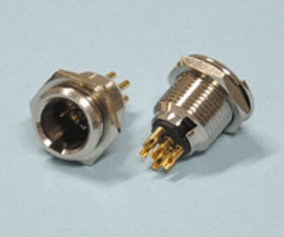 Mini-XLR-kontakt 5-polig hane