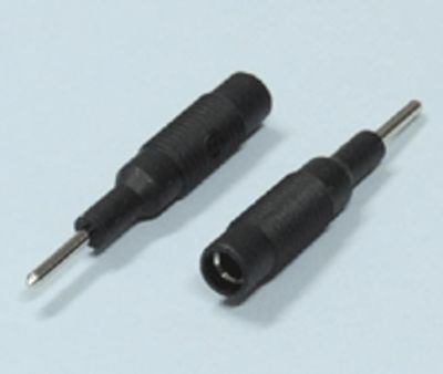 Adapter 4mm banankontakt/2mm banankontakt svart