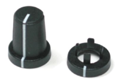 Mutterskydd 11mm, S110/S111-serien, svart med linje