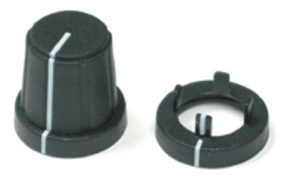 Mutterskydd 15mm, S150/S151-serien, svart med linje