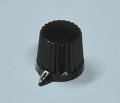 Enhetshylsa svart plast 4mm/11,4mm