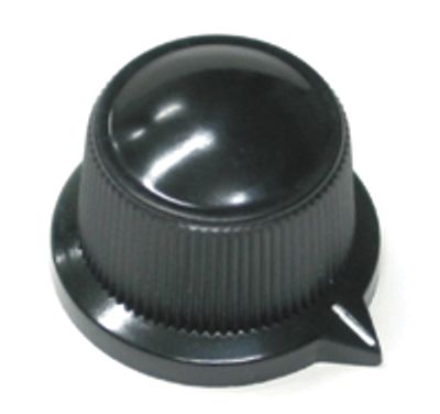 Enhetshuvud, svart plast 6mm/29mm