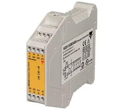 Säkerhetsrelä för DIN-skena 24Vac/dc (NES13DB24SA)