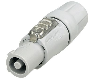 PowerCON-kontakt 3-polig hona grå (Power OUT)