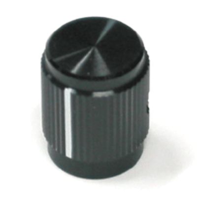 Enhetshandtag, svart aluminium 6mm/13mm *