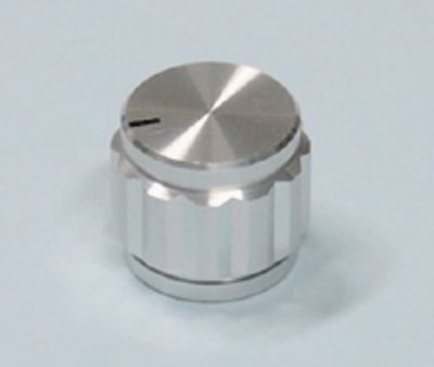 Aluminiumhylsa 6,35 mm/22 mm silver