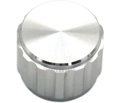 Enhetshuv aluminium 6,35mm/20x15mm silver Enhetshuv aluminium 6,35mm/20x15mm silver